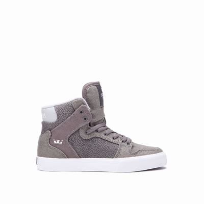 Gyerek Supra VAIDER Magasszárú Cipő HU840751 Khaki/Világos Szürke